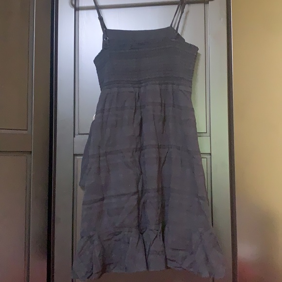 Black Ruffle Hem Mini Dress - Picture 3 of 3